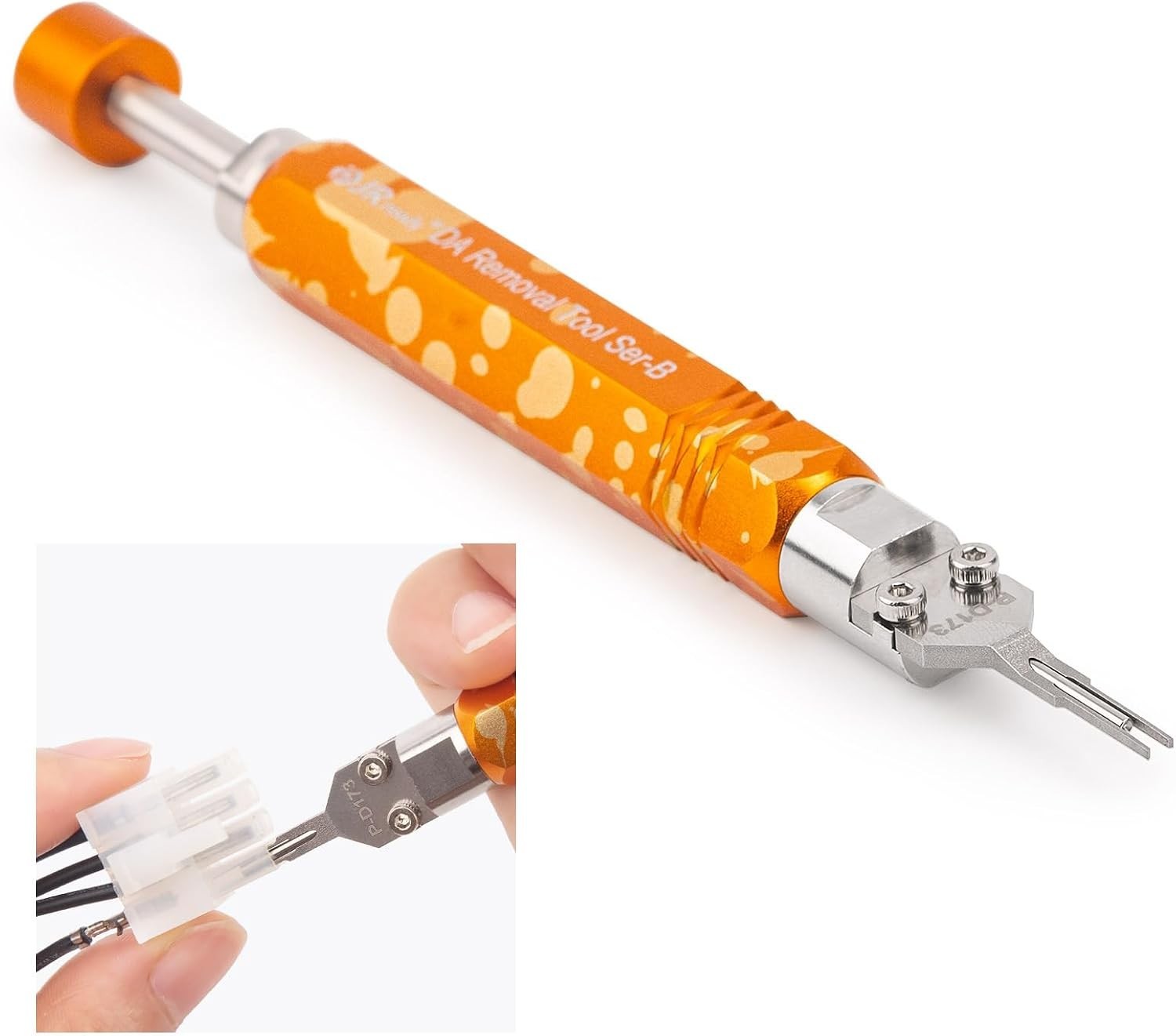Precision Alloy Steel Molex Mini-Fit Jr Extractor Tool with Ergonomic Handle