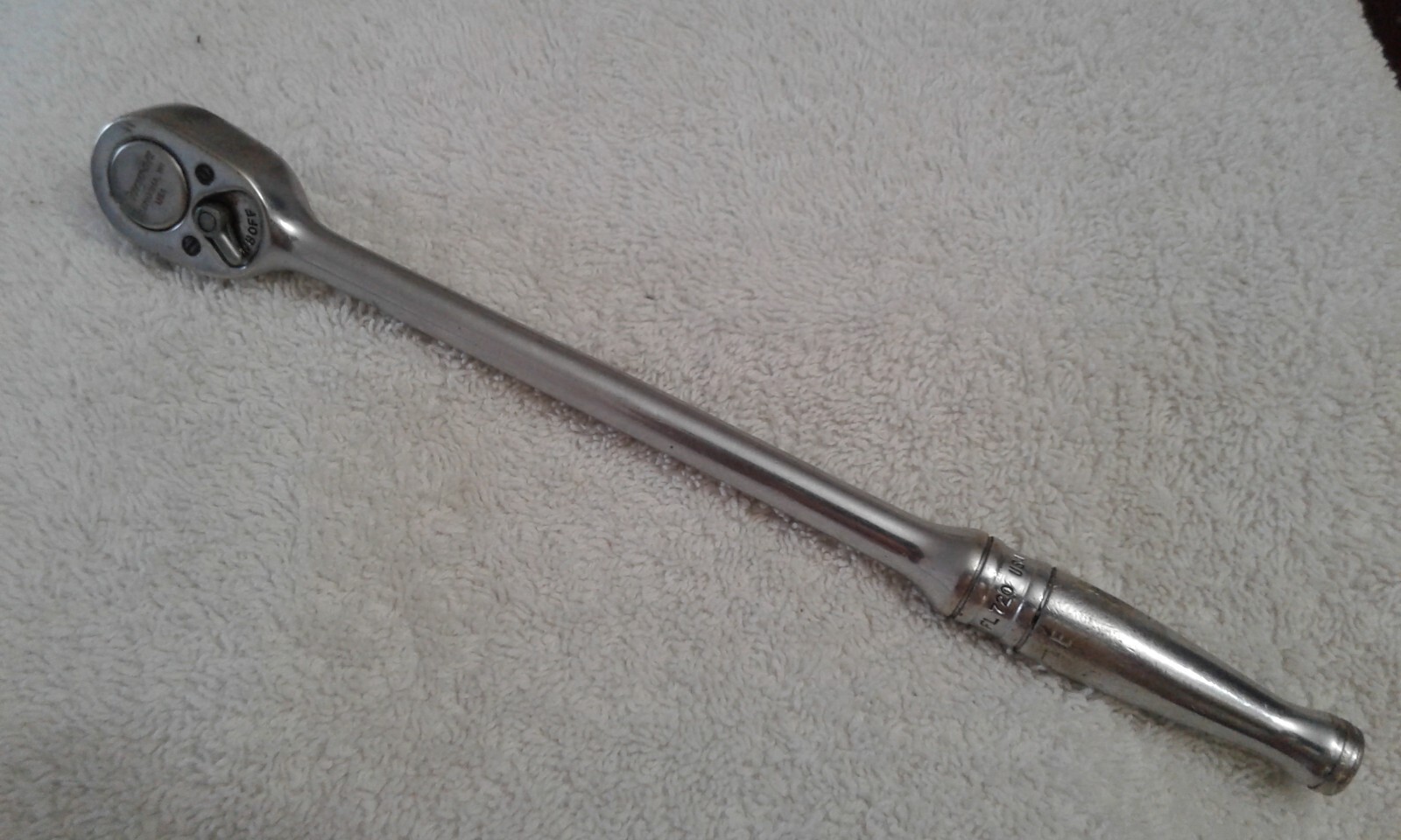 Snap On Fl720 Ratchet, 3/8” Drive 10″ 1/4 inches long used made in the USA