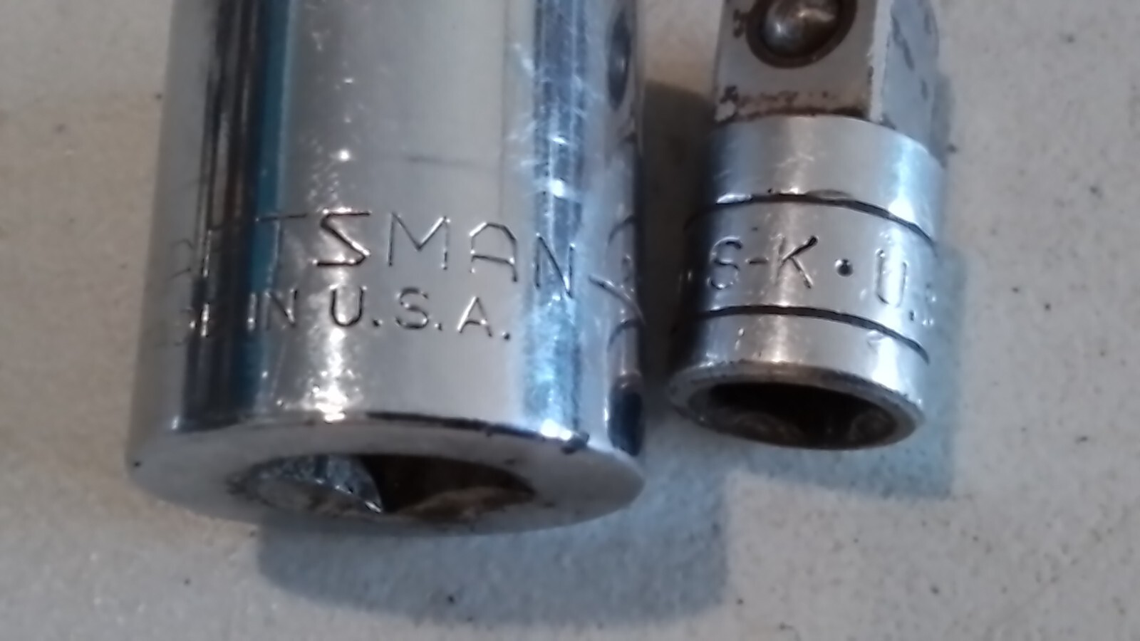 CRAFTSMAN 15/16″SOCKET 47153 12 POINT SAE 1/2 DR. WITH SK 451 3/8 TO 1/2 ADAPTOR