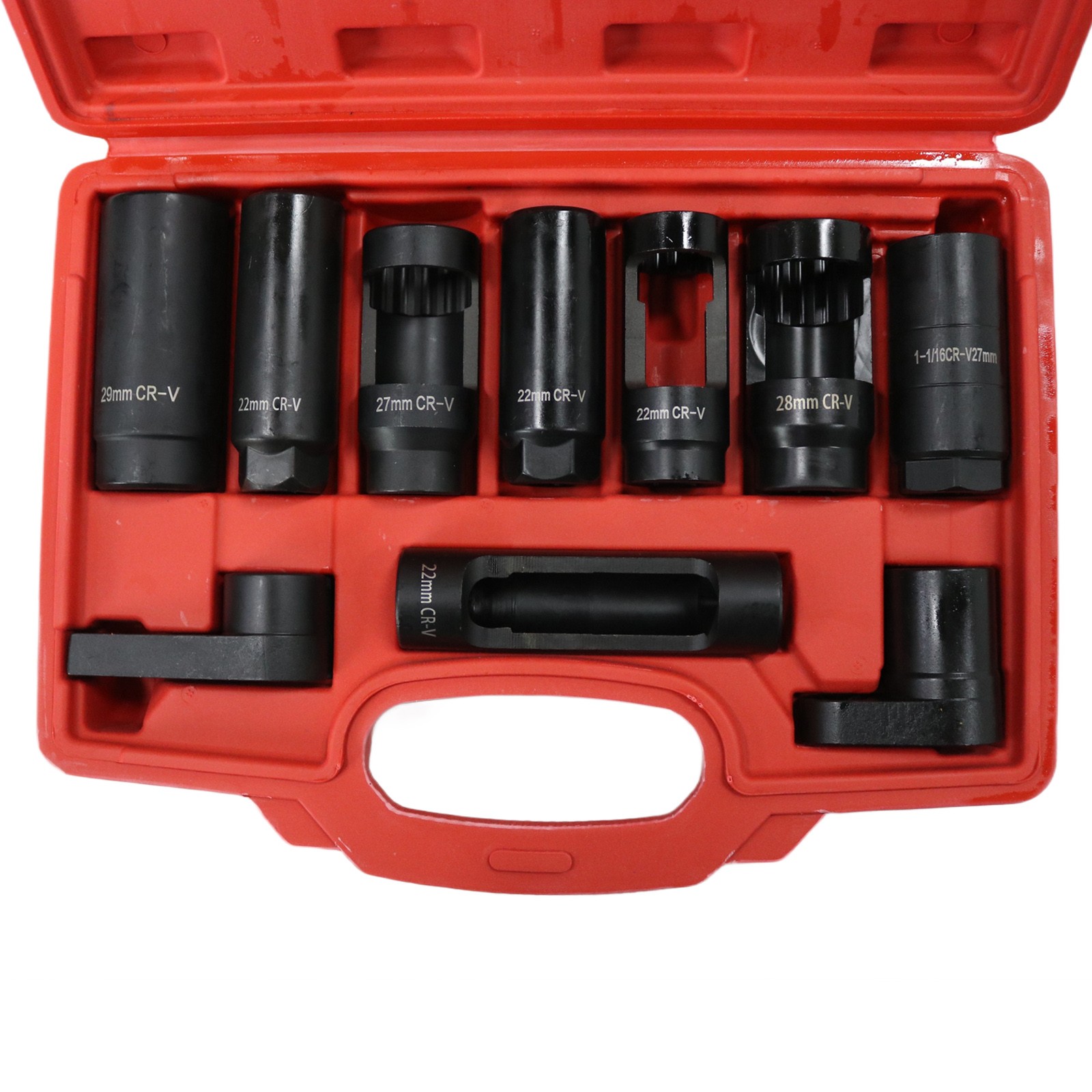 10Pcs Oxygen Sensor Socket Set Sensor Oil Pressure Sending Unit Removal Tool