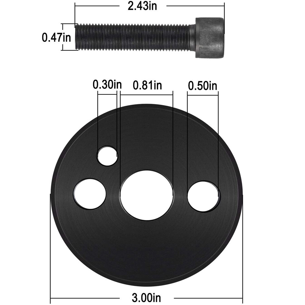 5046 Front Cover Crankshaft Seal & Wear Sleeve Installer For Cummins 3.9 5.9 6.7
