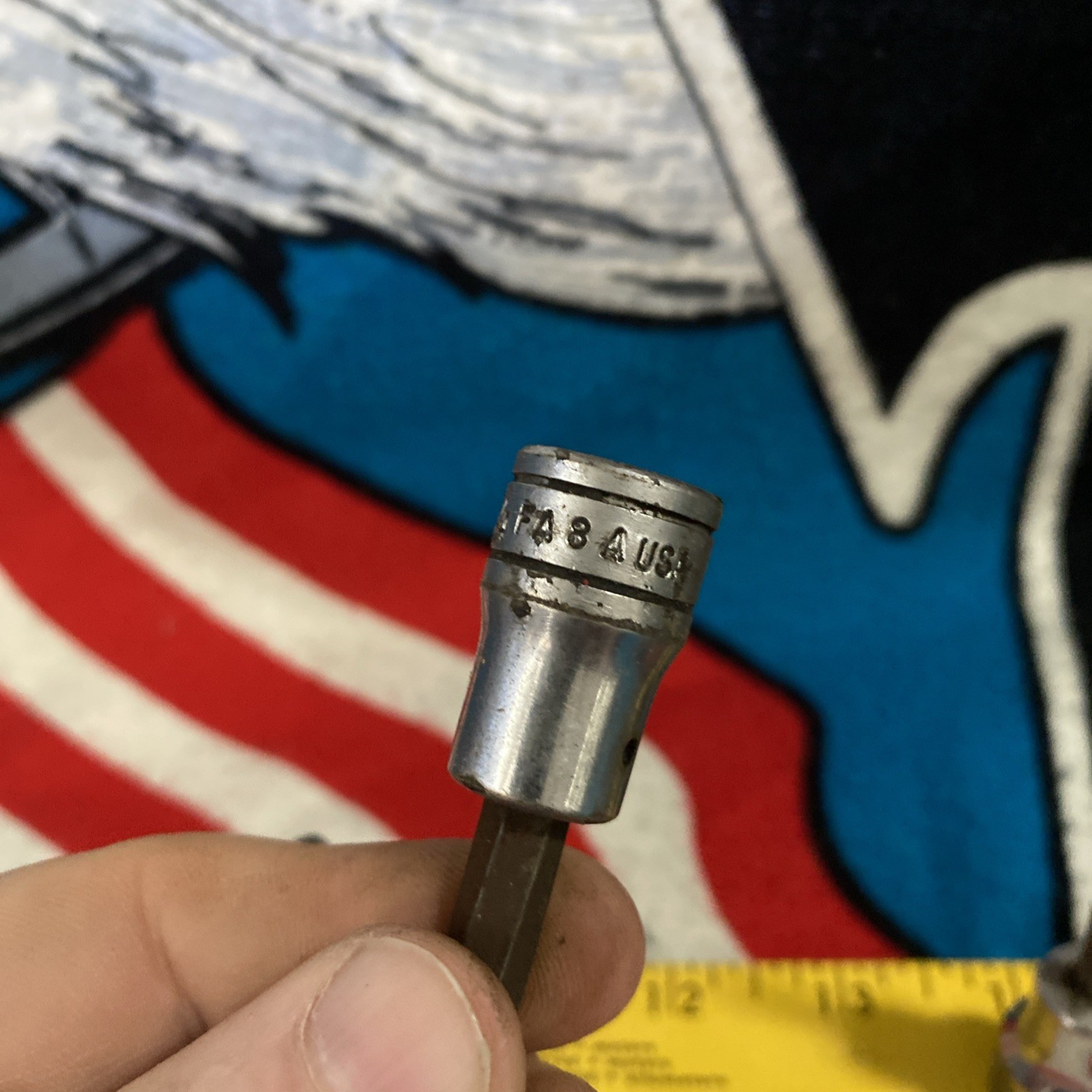 Snap-on Tools FA7A Fa8 Fa4a Fa4.5a SAE Hex Bit 3/8” Drive Socket Driver USA Lot