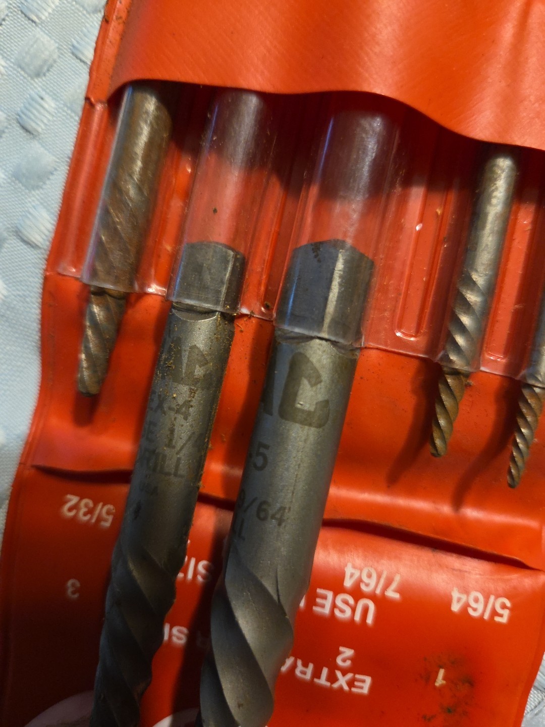 MAC Tools USA 5pc Screw Extractor Set – No. 353 (5435ES) w/ Kit Bag 1 2 3 4 5