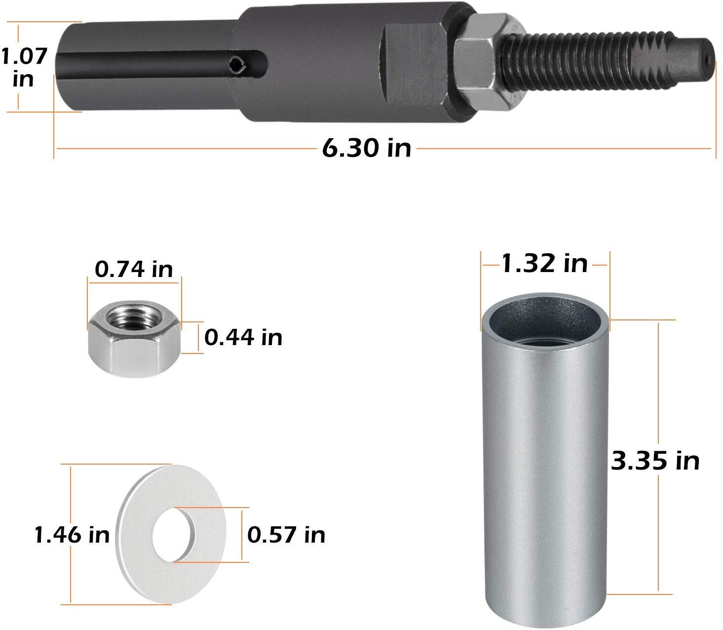 Injector Puller + Injector Tube Remover/Installer Kit for GM Duramax 6.6L Engine