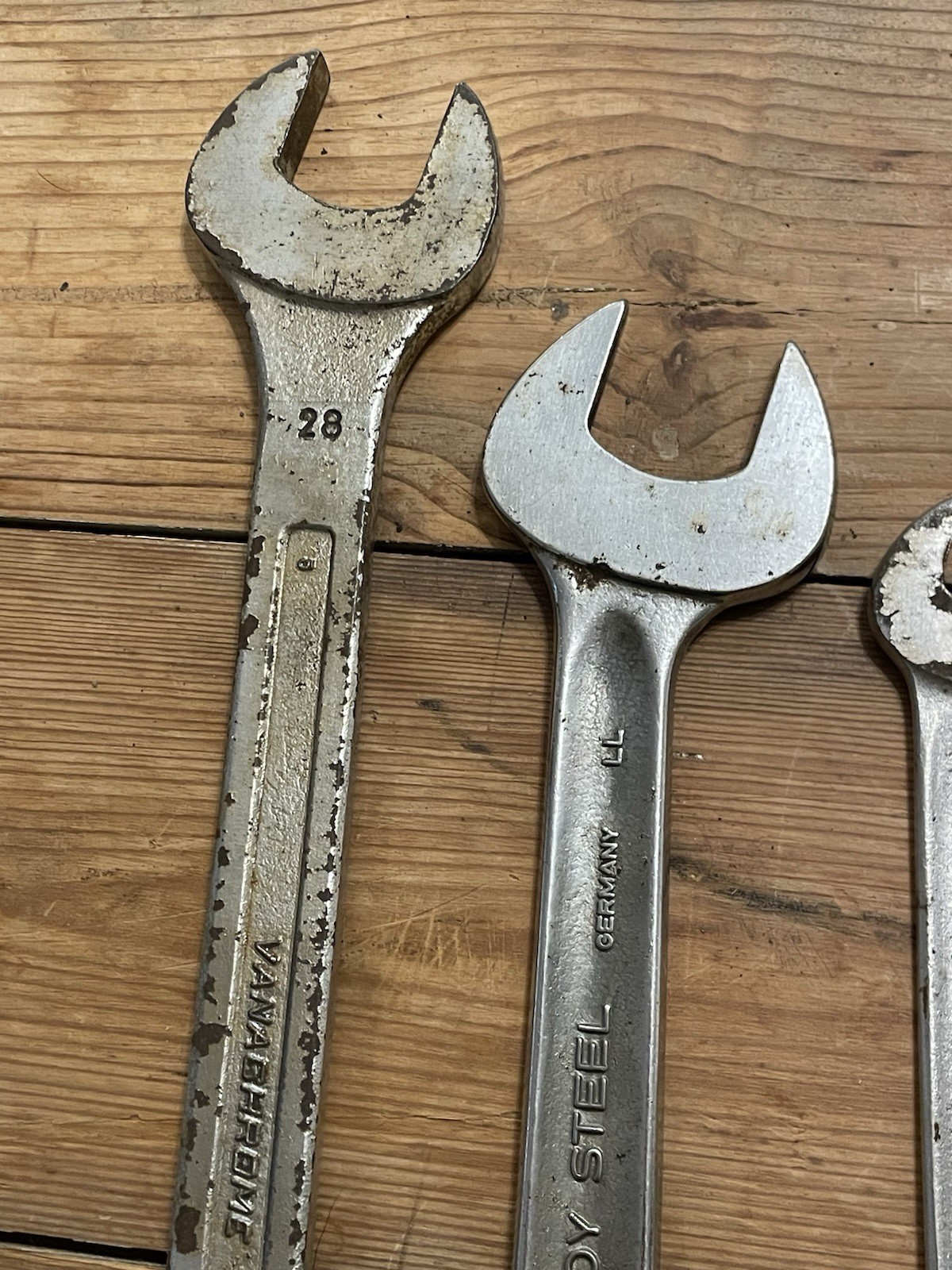 Facom No40L 28mm 15” Stahlwille Motor 10 30 32mm 17 19mm Spanner Vintage Lot