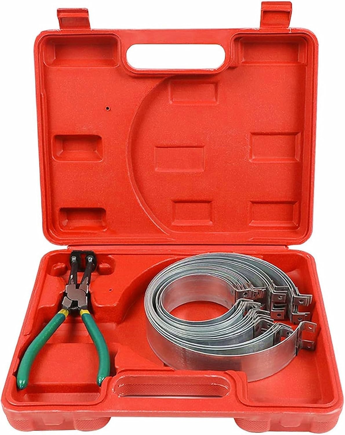 Precision Piston Installation Tools – 14PCS Ring Compressor Set in Plastic Case