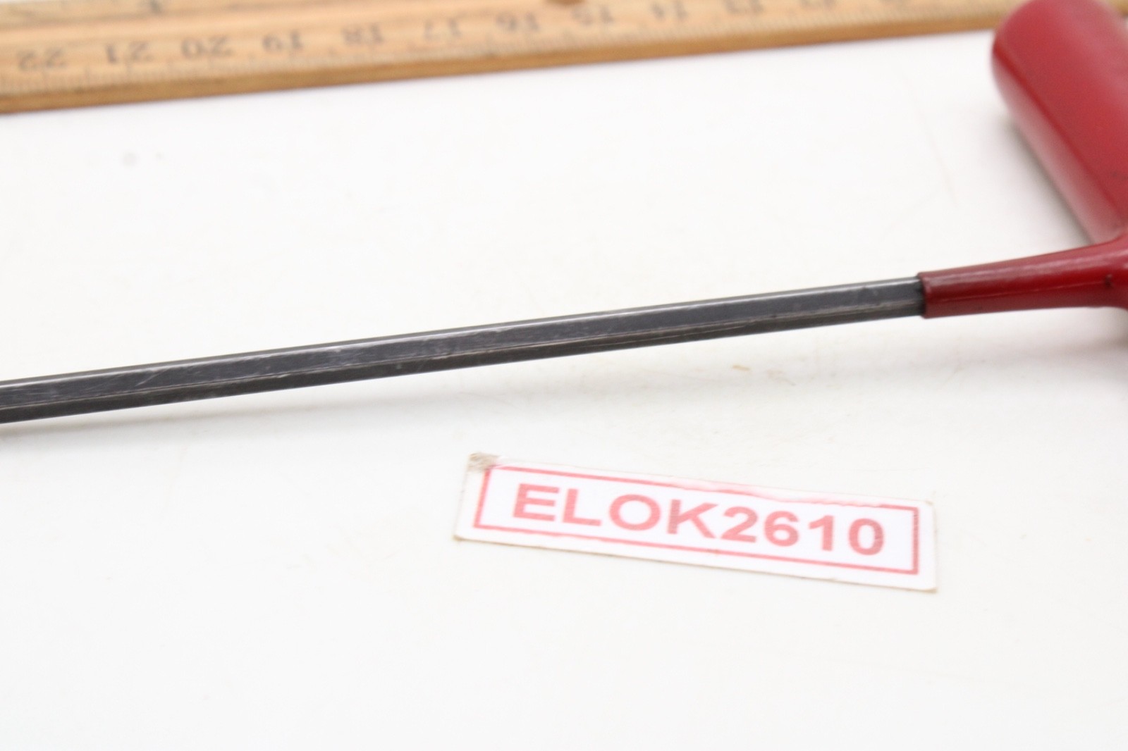 Blue-Point AWCG1604 4mm 6 Point Red Rubber Handle Hex Allen Key T Handle USA
