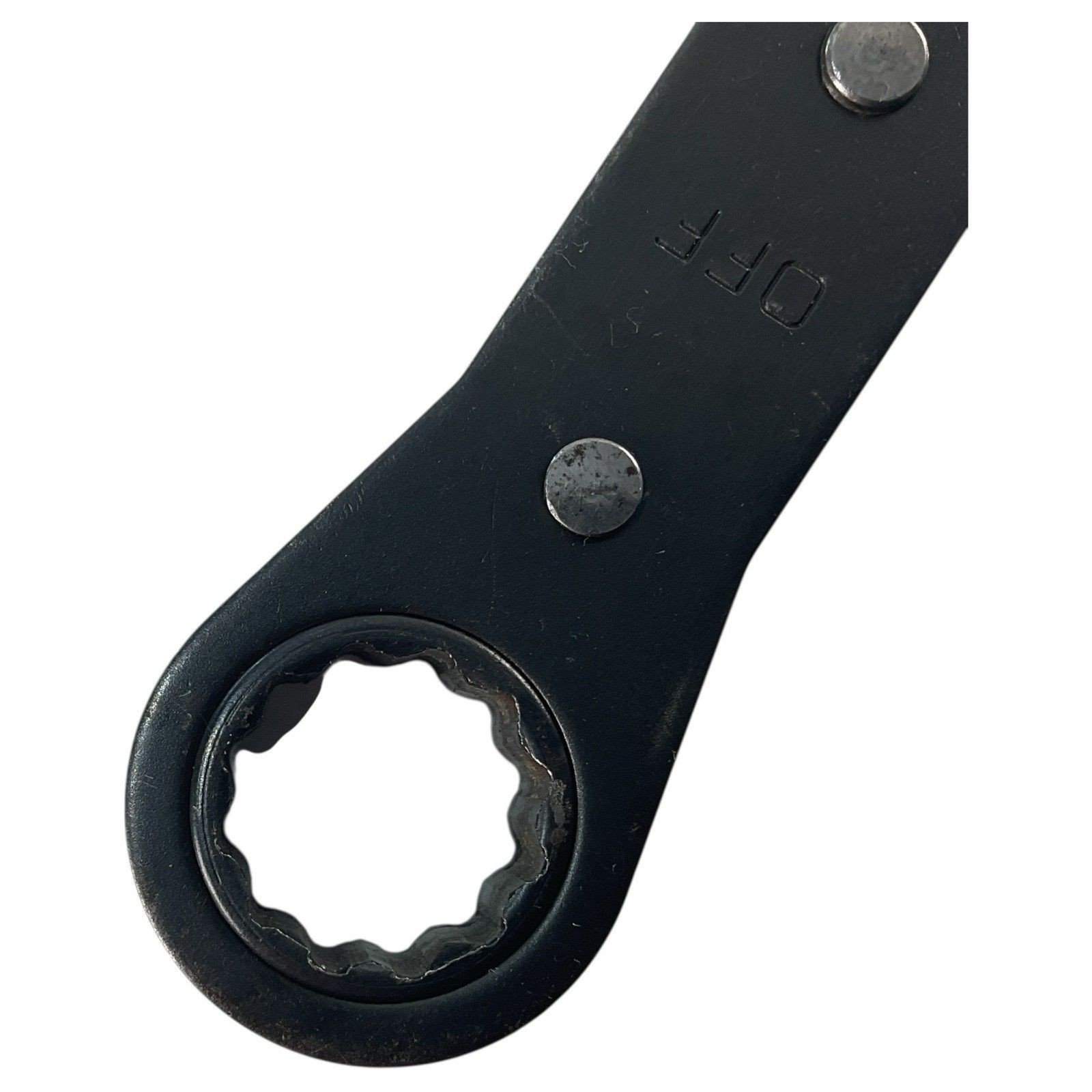 Snap-on Ratcheting Box Wrench 5/8″ x 3/4″ 12 Point GR2024A Black USA Made Marks