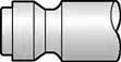 QTY-6) Milton Automotive «T» Style Air Plug Fittings 1/4″ Female NPT #S-784