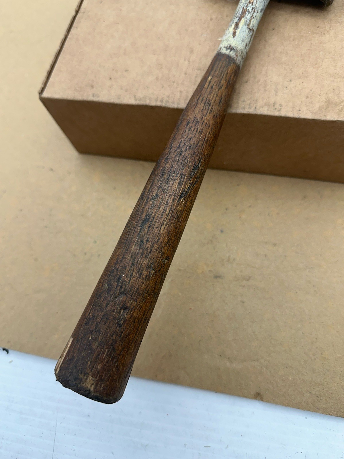 Snap-On Tools USA BH24 Brass Hammer – Double Sided – Flawed Wood Hickory Handle