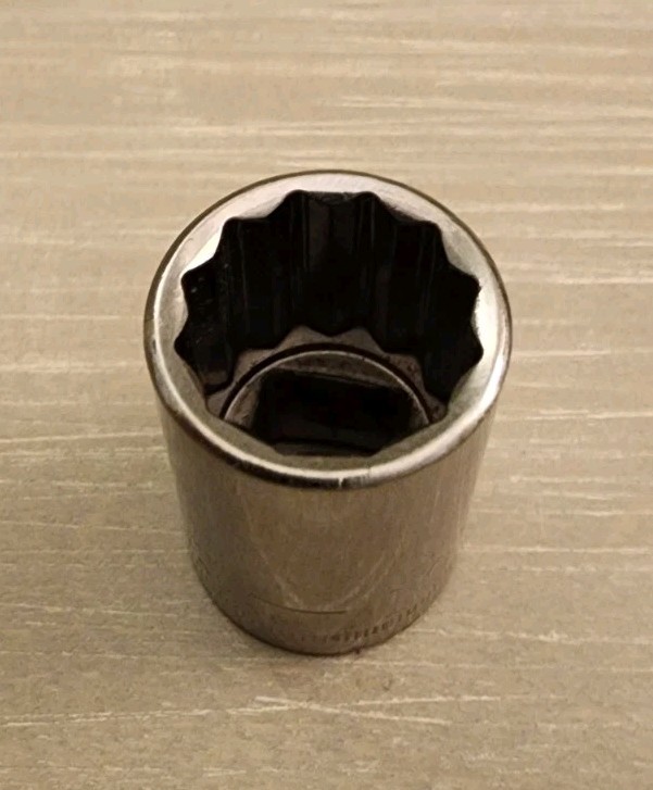 Craftsman USA 19mm Socket 12 Point 1/2″ Drive Inverted G2 44238