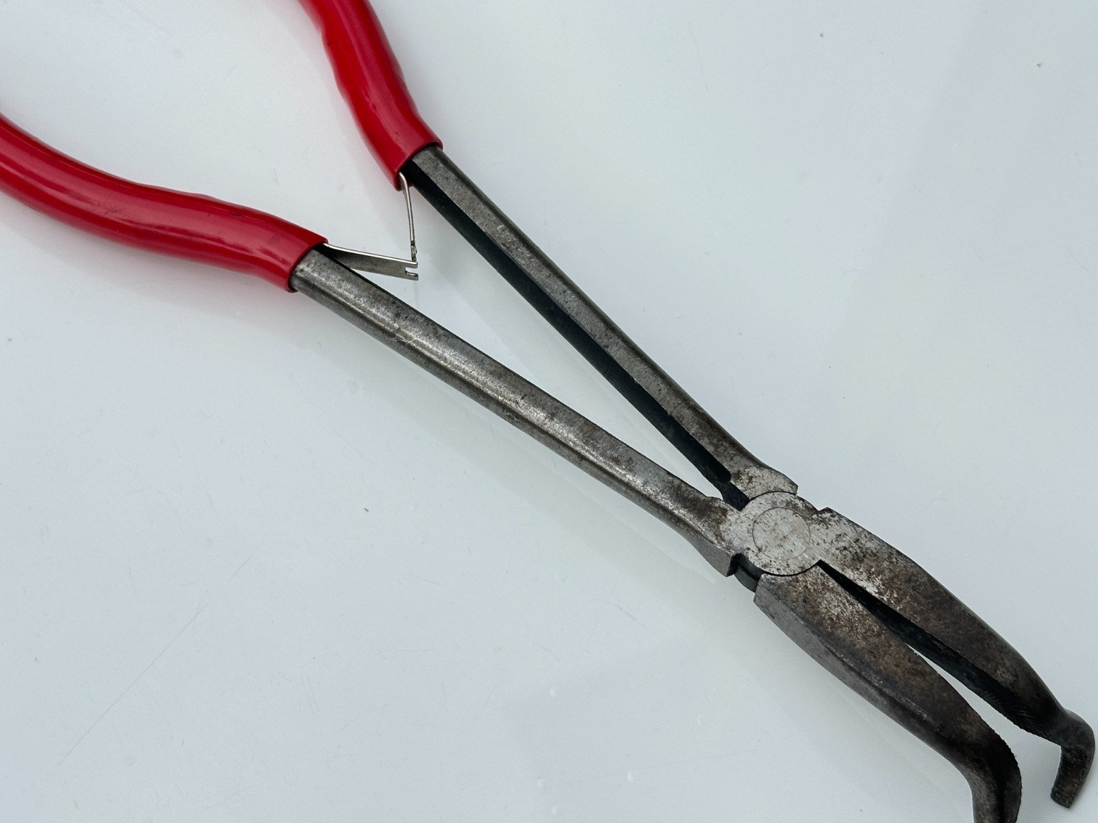 MAC Tools P301787 Long Reach Hose Pliers, Spring Loaded, Red Grip Handle