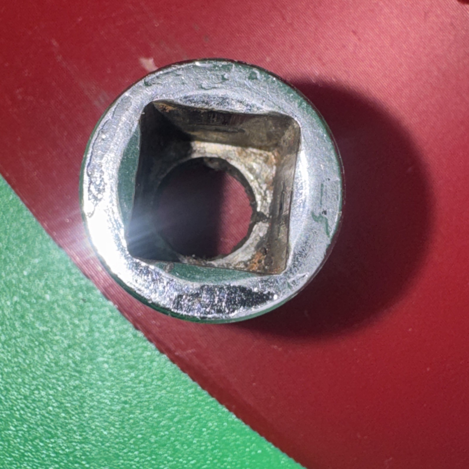 Snap On F121 3/8″ Drive 12-Point SAE 3/8″ Shallow Chrome Socket Engraved 2