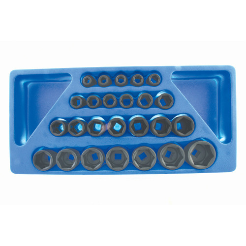 25 Pcs 1/2″ Dr. Six-Point 8~36mm Metric Impact Socket Set IS-425M