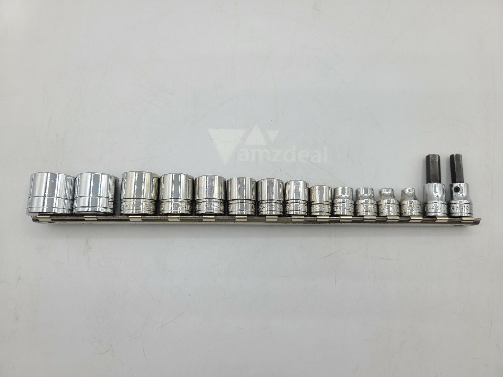 Lot of 15 Snap-On F081-F281 and SK SAE Sockets, USED – TT345