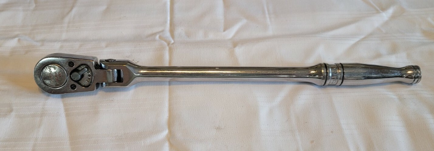 Snap-On 3/8″ Drive Dual 80® Technology Long Handle Flex-Head Ratchet