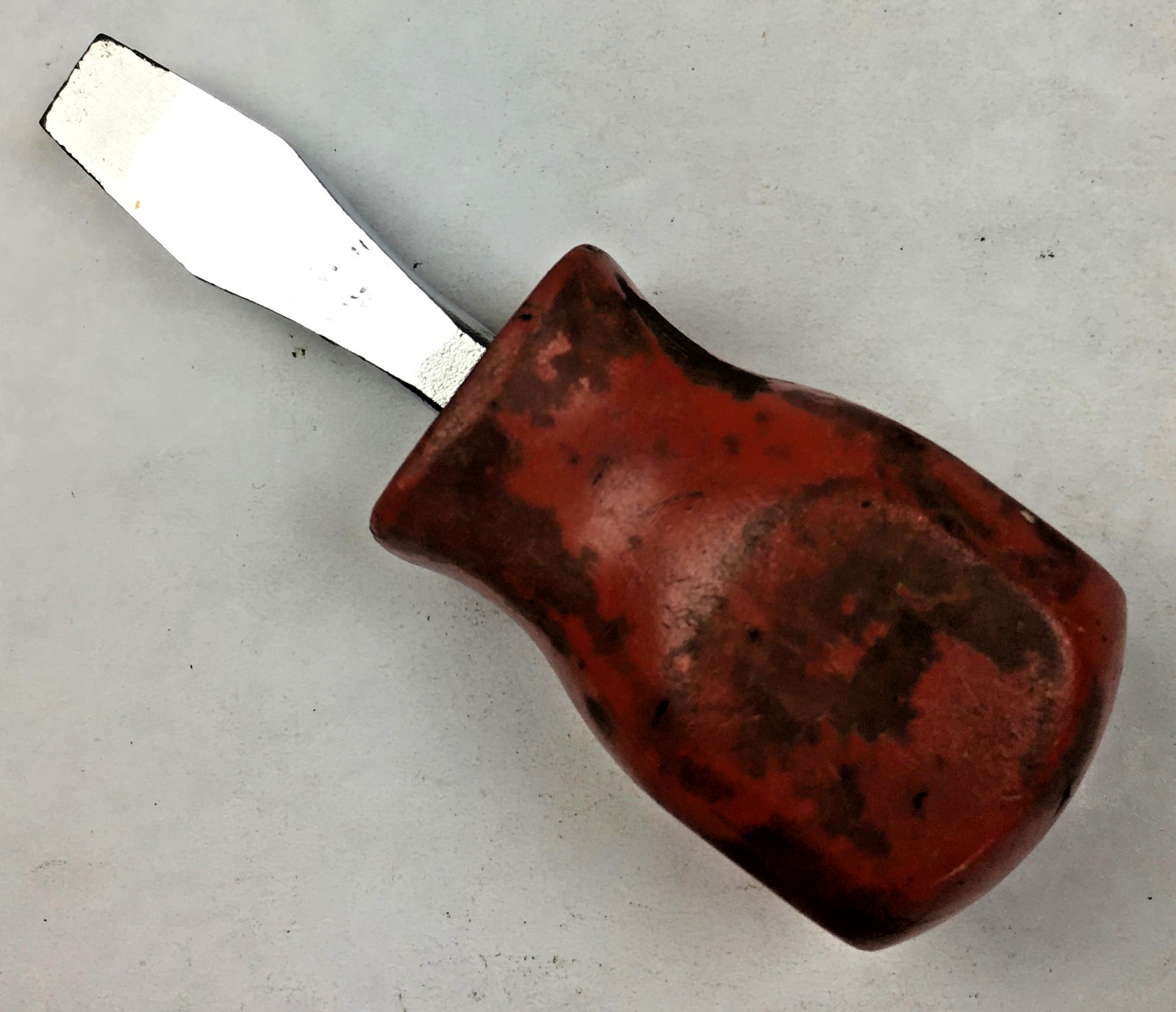 MAC Tools PN2SA RED Hard Handle Stubby Slotted Flat Tip Head Screwdriver U.S.A.