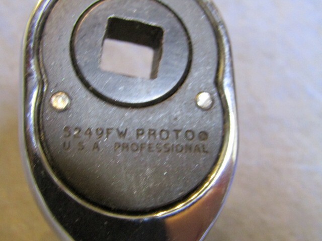 1 – Proto 5249FW Female 3/8″ Drive Hand Ratchet Wrench. NEW USA Made Mechanic