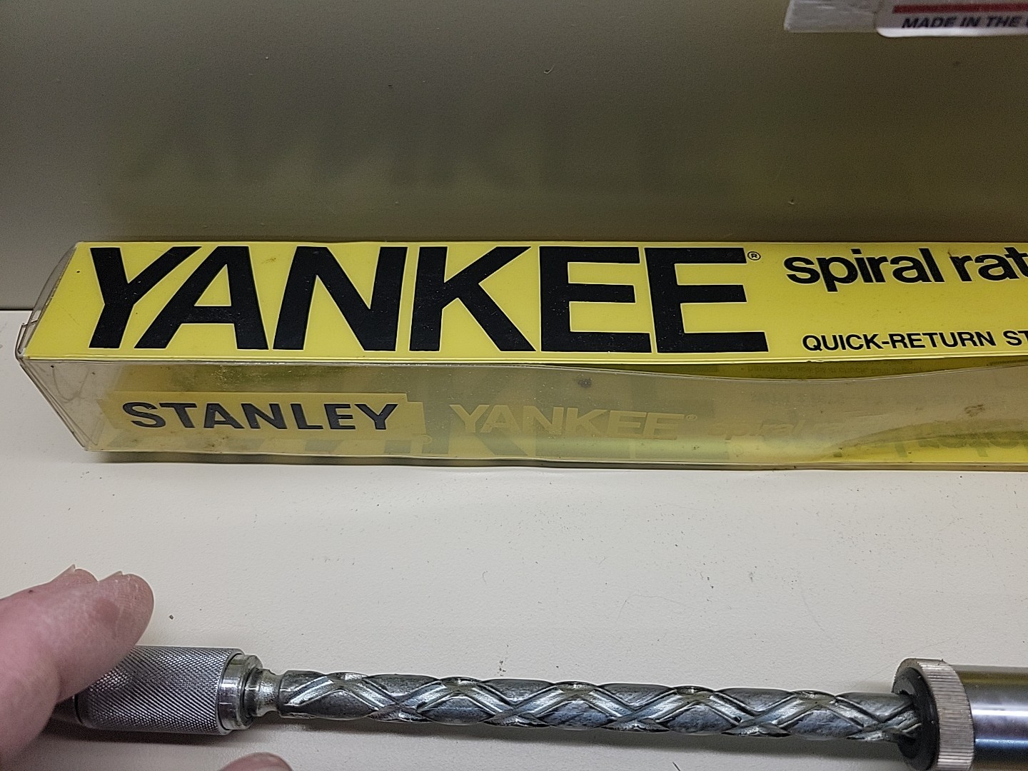 Stanley Yankee 68-130 130A Spiral Ratchet Screwdriver NOS No. 2 Phillips Flat