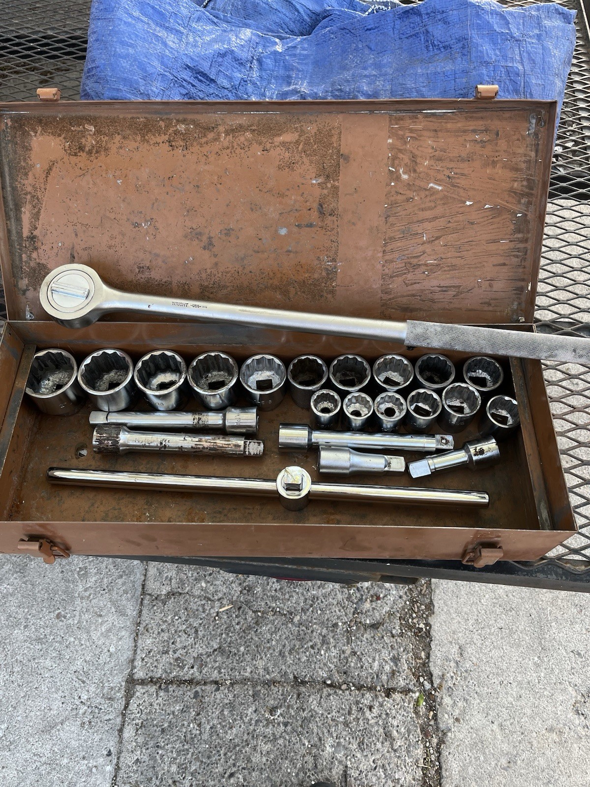 1” HD Socket Set, 23-pc, Wright Ratchet