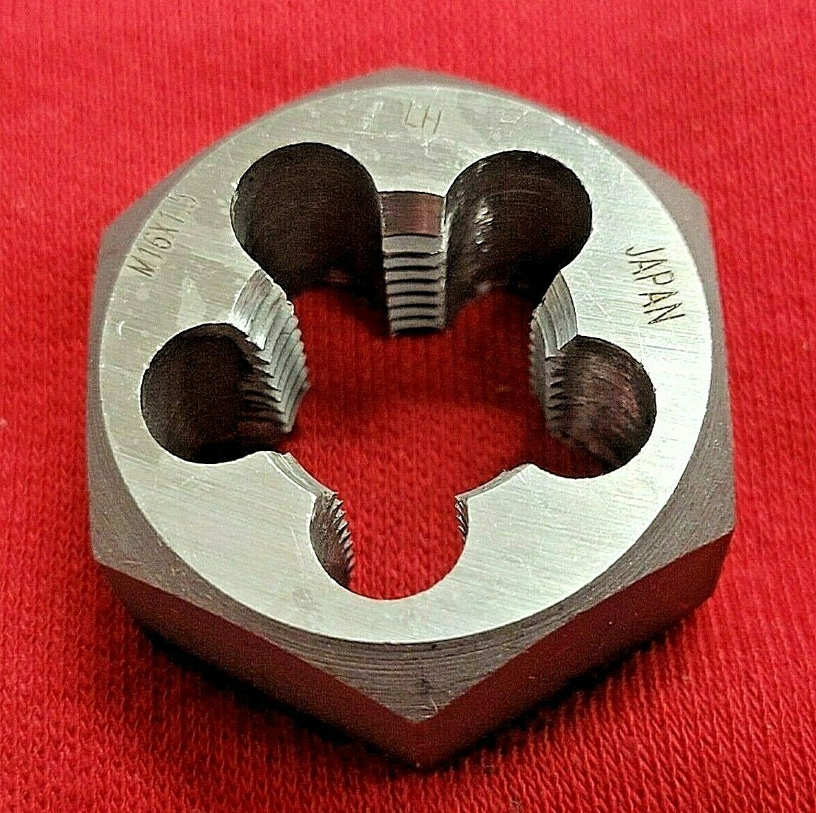 M16 X 1.5 16MM LEFT HAND x 1.3″ Hex Rethread Die Alfa MHD70770L CS LH Metric