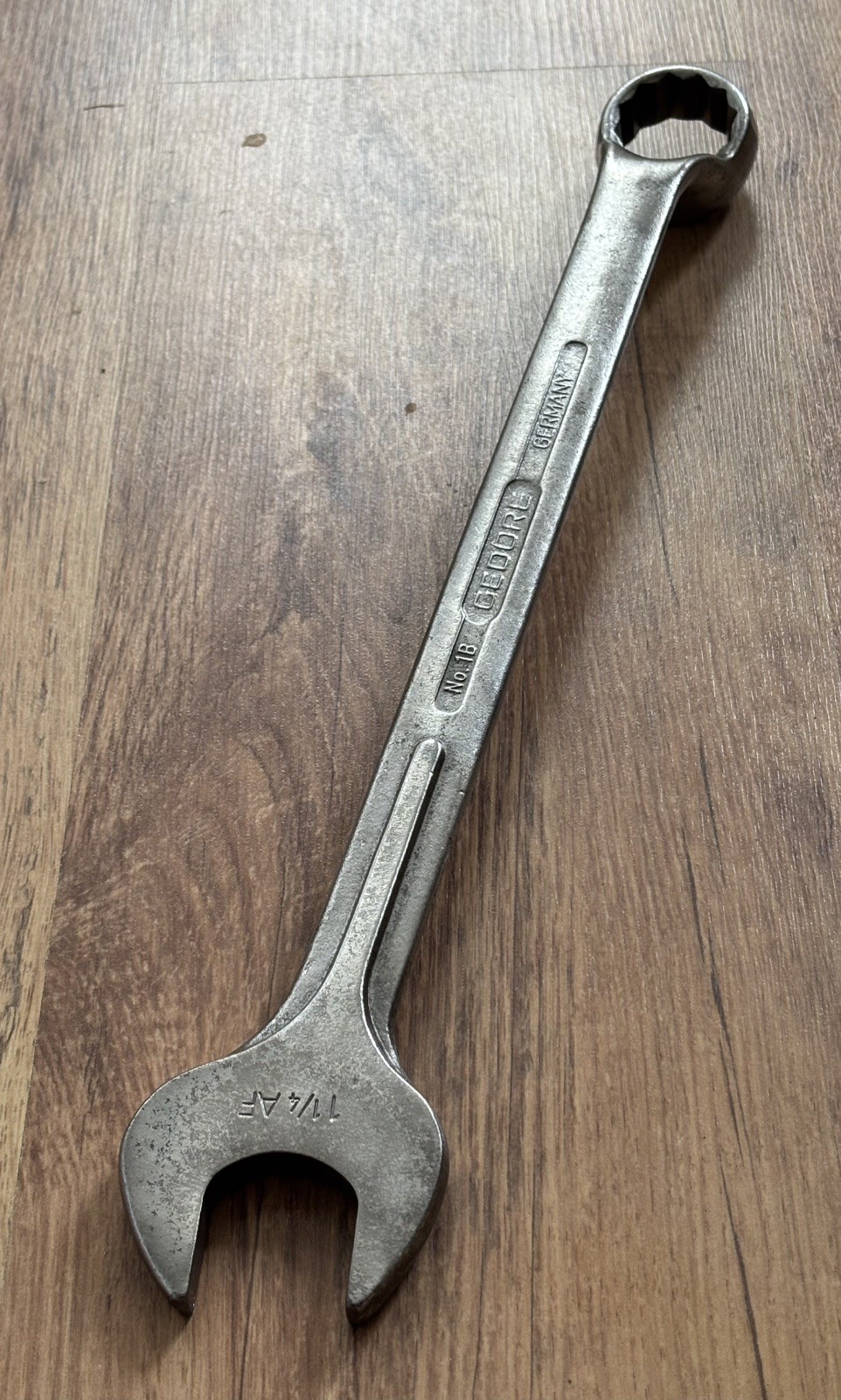 GEDORE No1B 1.1/4″ AF Size – COMBINATION SPANNER – High Quality / Germany