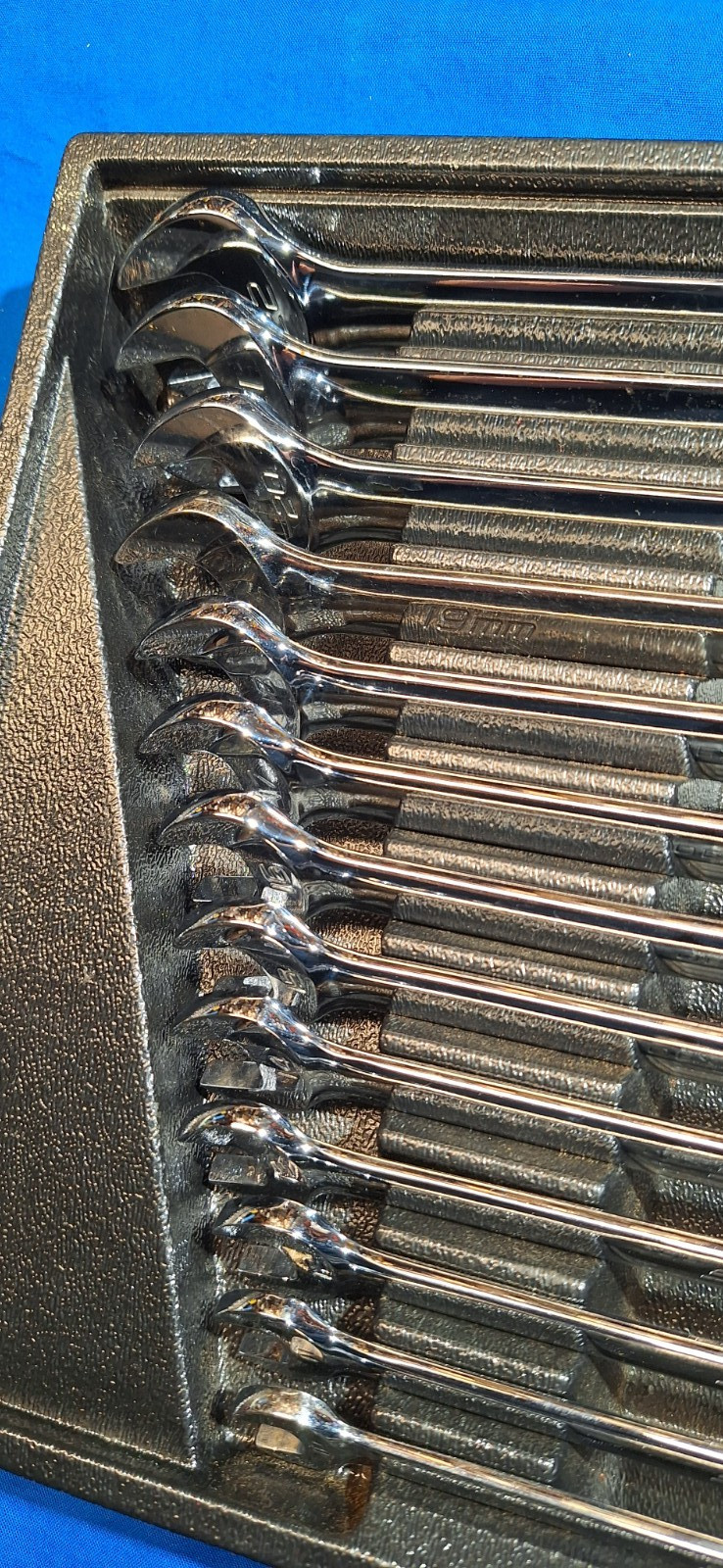 Snap-On OEXM713A 13 piece Metric combination wrench set 22mm-10mm