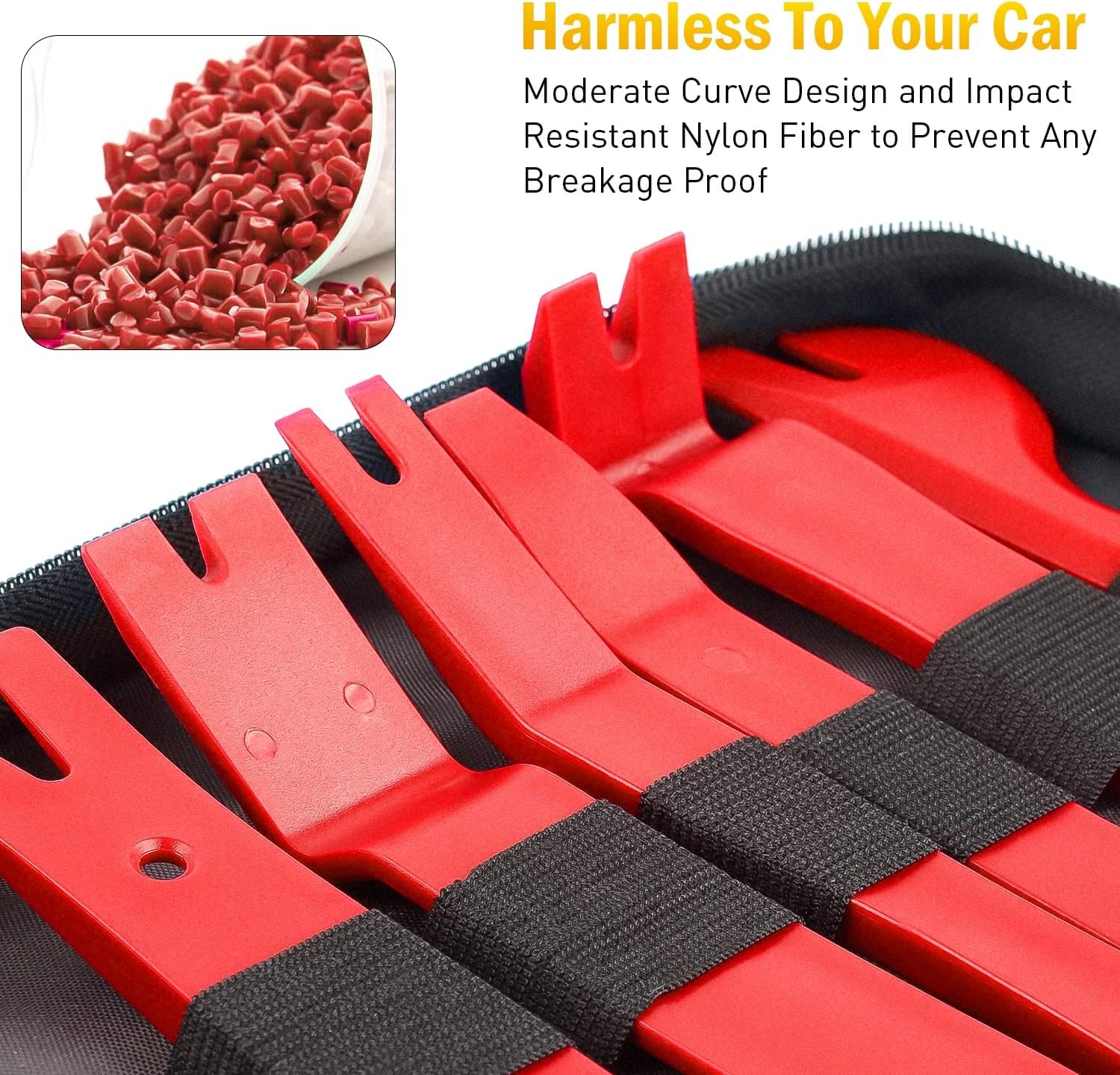 19-Piece Interior Trim Removal Tool Set: For interior trim panels