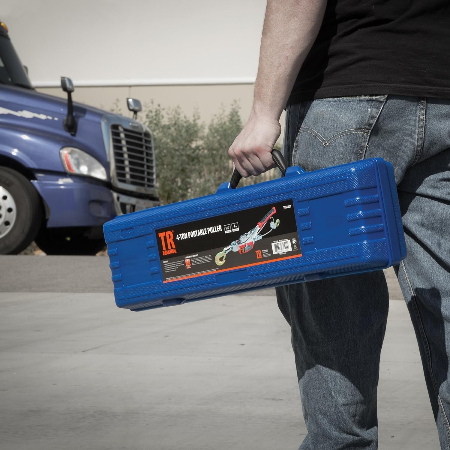 Dual Gear Power Puller 4-Ton Capacity – Lightweight, Compact & Weather Resistant