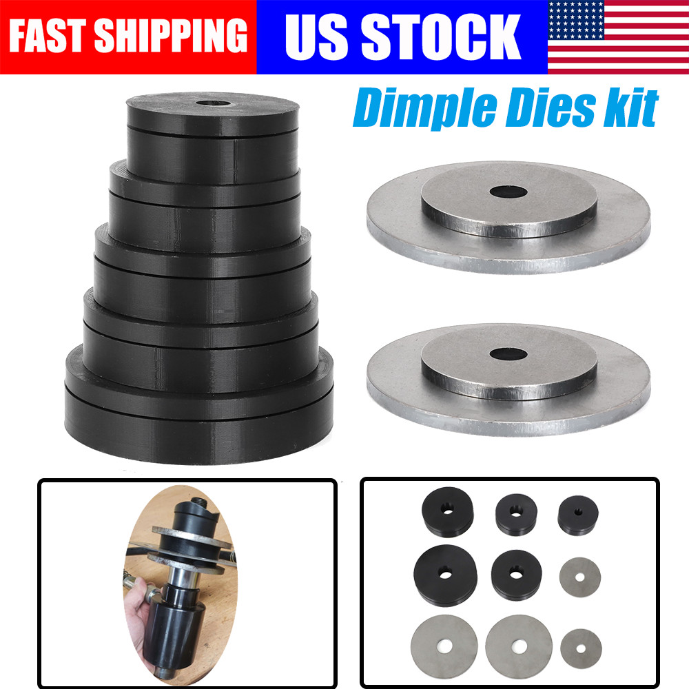 Sheet Metal Dimple Die Set for Harbor Freight Hydraulic Punch Driver Kit US