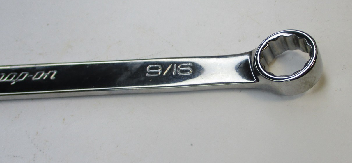Snap on OEX18B SAE 9/16 12pt Flank Drive Combination Wrench USA New