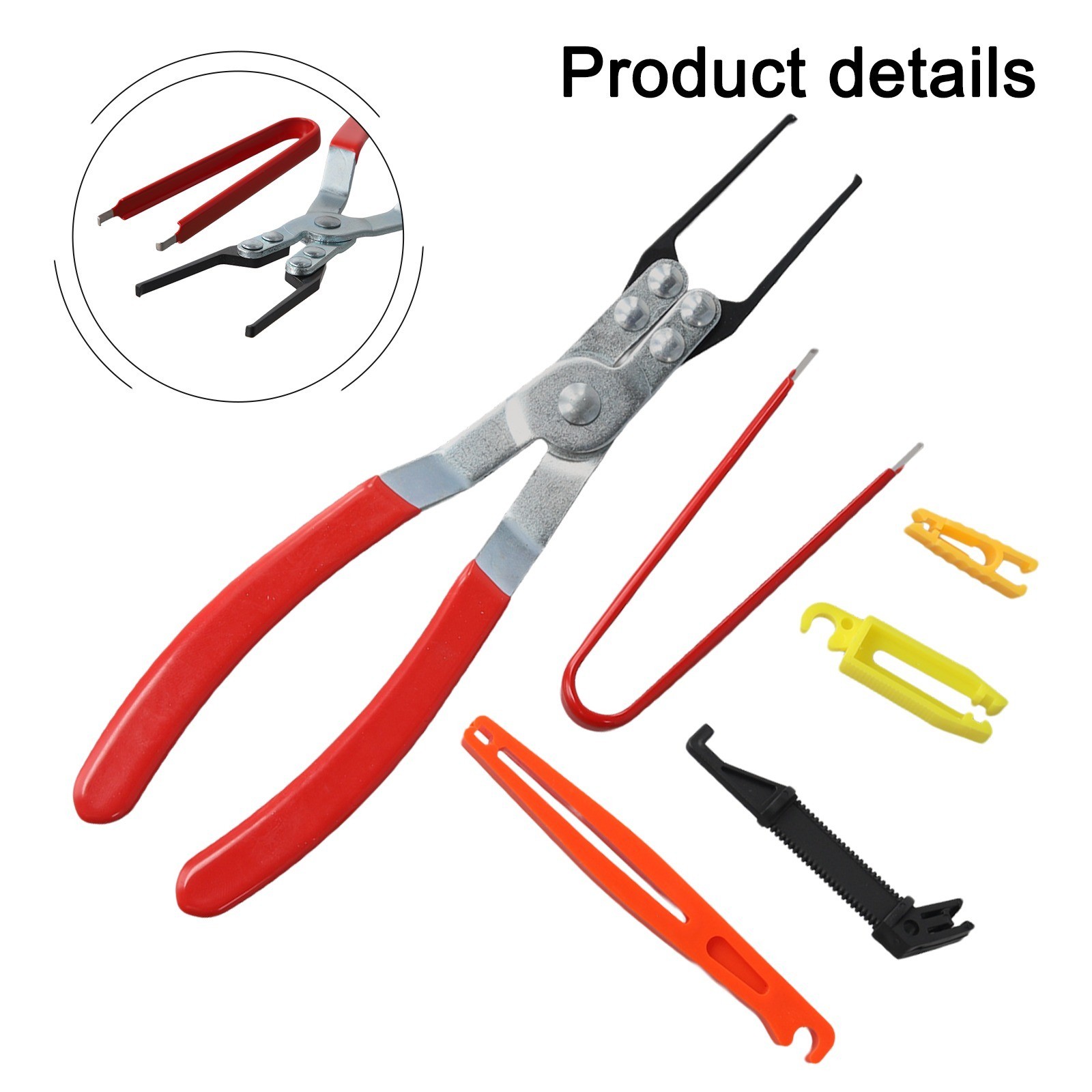 Vehicle Relay Fuse Puller Tool Set Made of ABS Metal and Stainless Steel 4 Pack