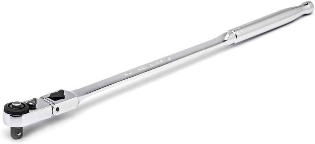 Effortless 72 Tooth Flex Slim Head Ratchet – 12″ Mechanical Tool | Non-Sparking