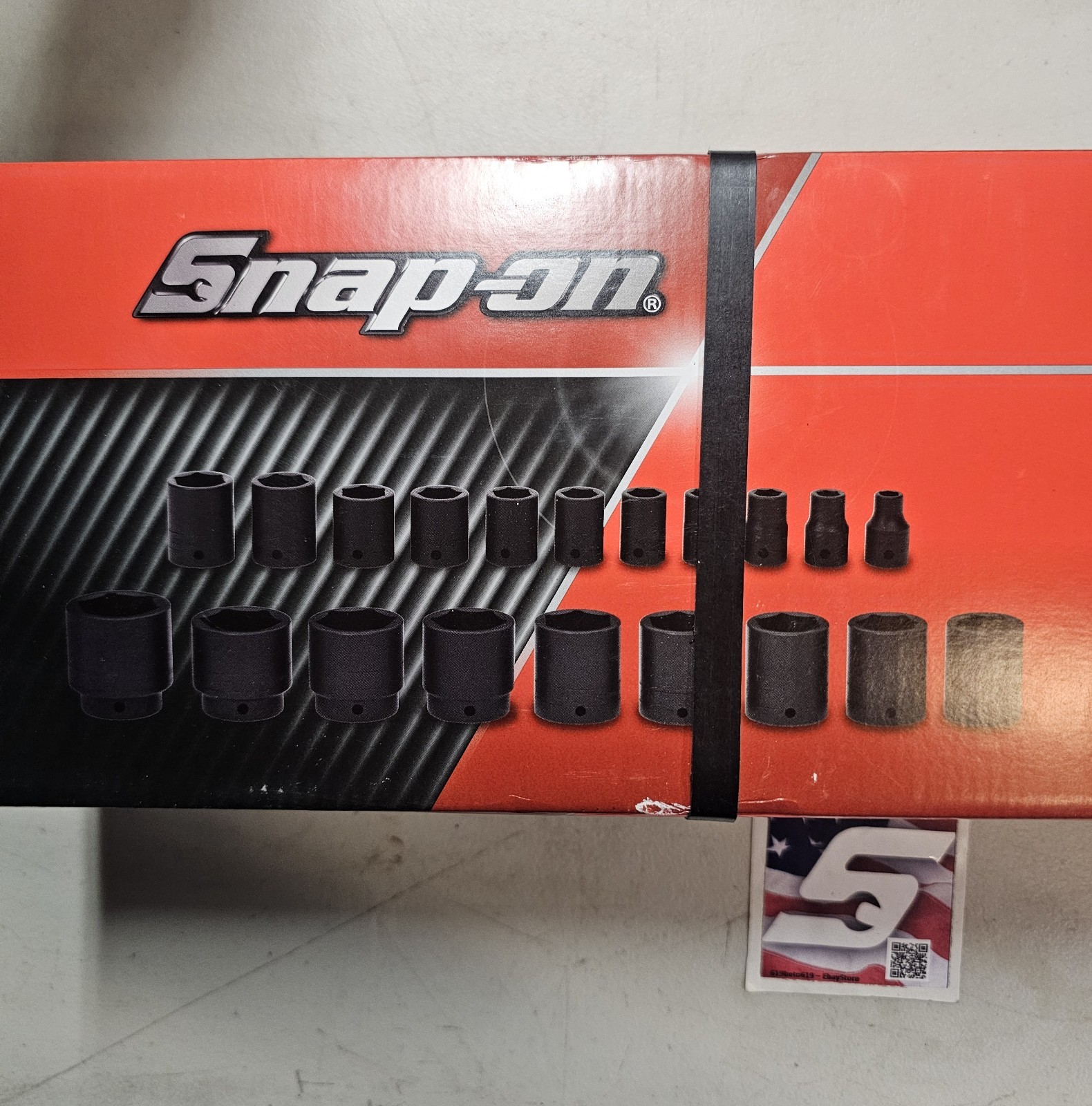 NEW Snap-on™ 320IM 20-pc 1/2″ Drive 6-pt SAE Flank Drive Shallow Impact Set