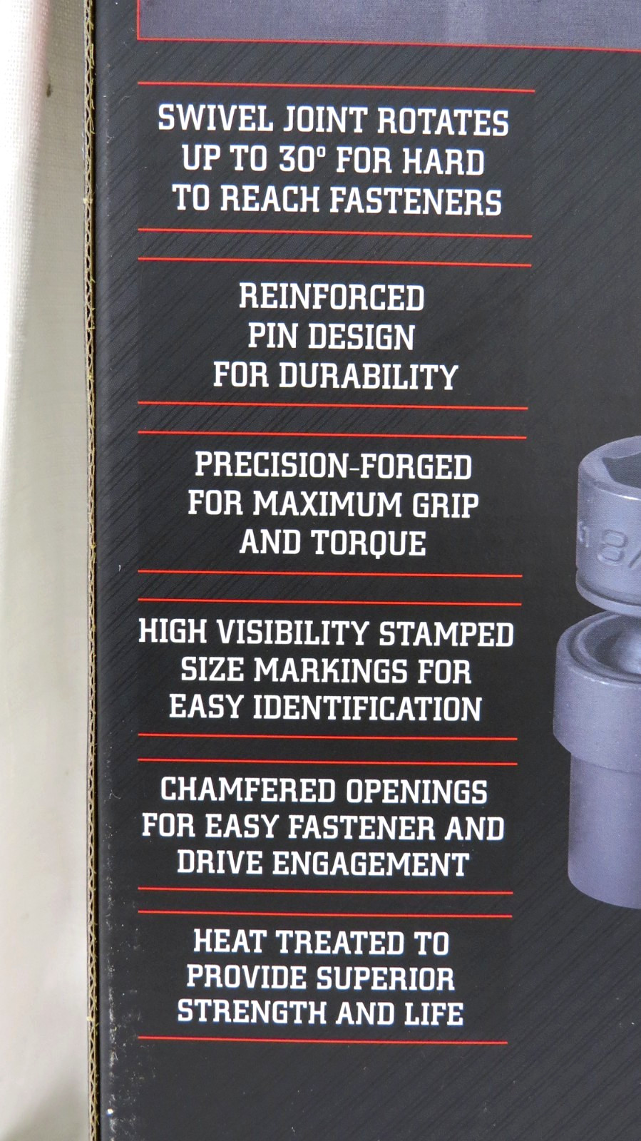 Icon I2US-12 12 Piece 3/8″ Drive Professional Impact Swivel Socket Set SAE 59745