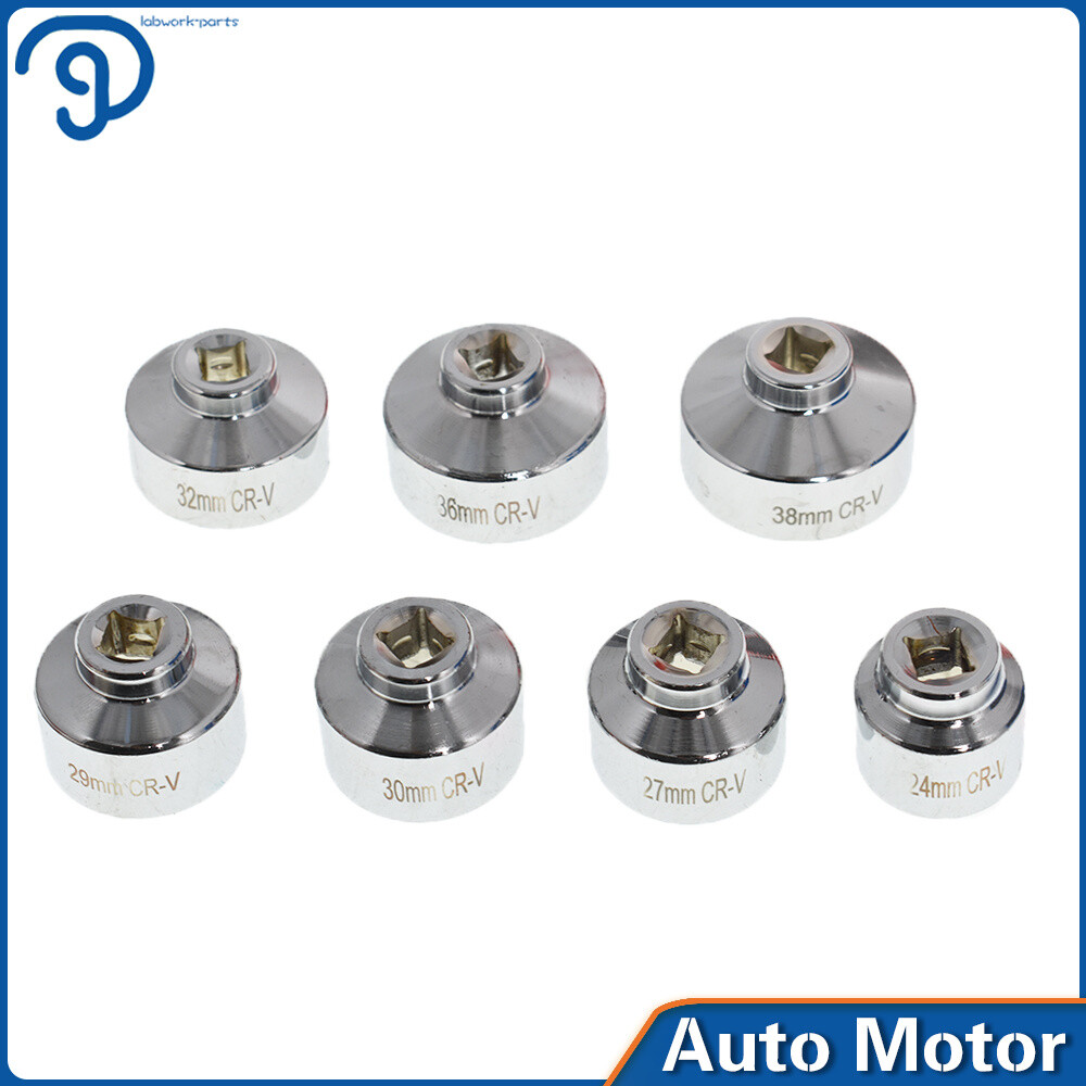 1 Set Oil Filter Cartridge Socket Wrench Hex Key Metric 24 27 29 30 32 36 38mm