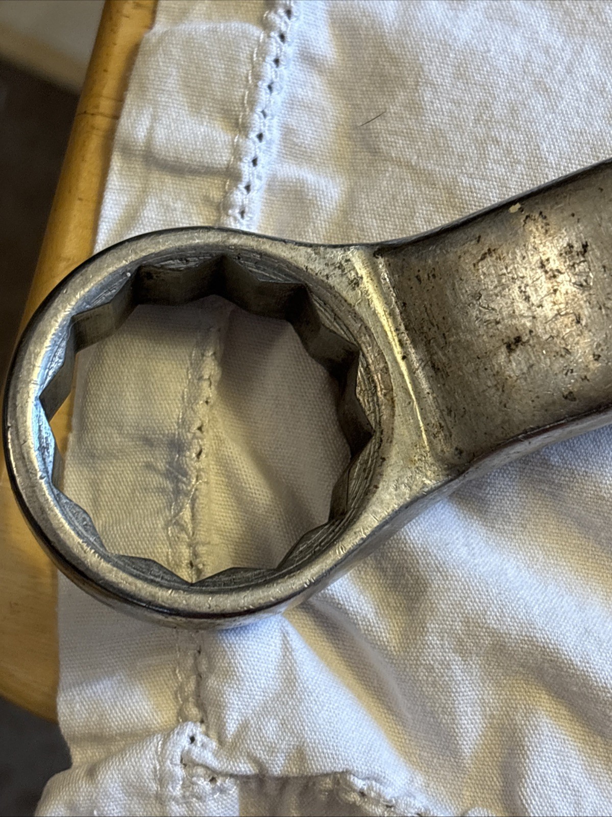 1966 Snap-on USA 12pt 1-7/16″ x 1-5/8″ Offset Combination Wrench XV-4652
