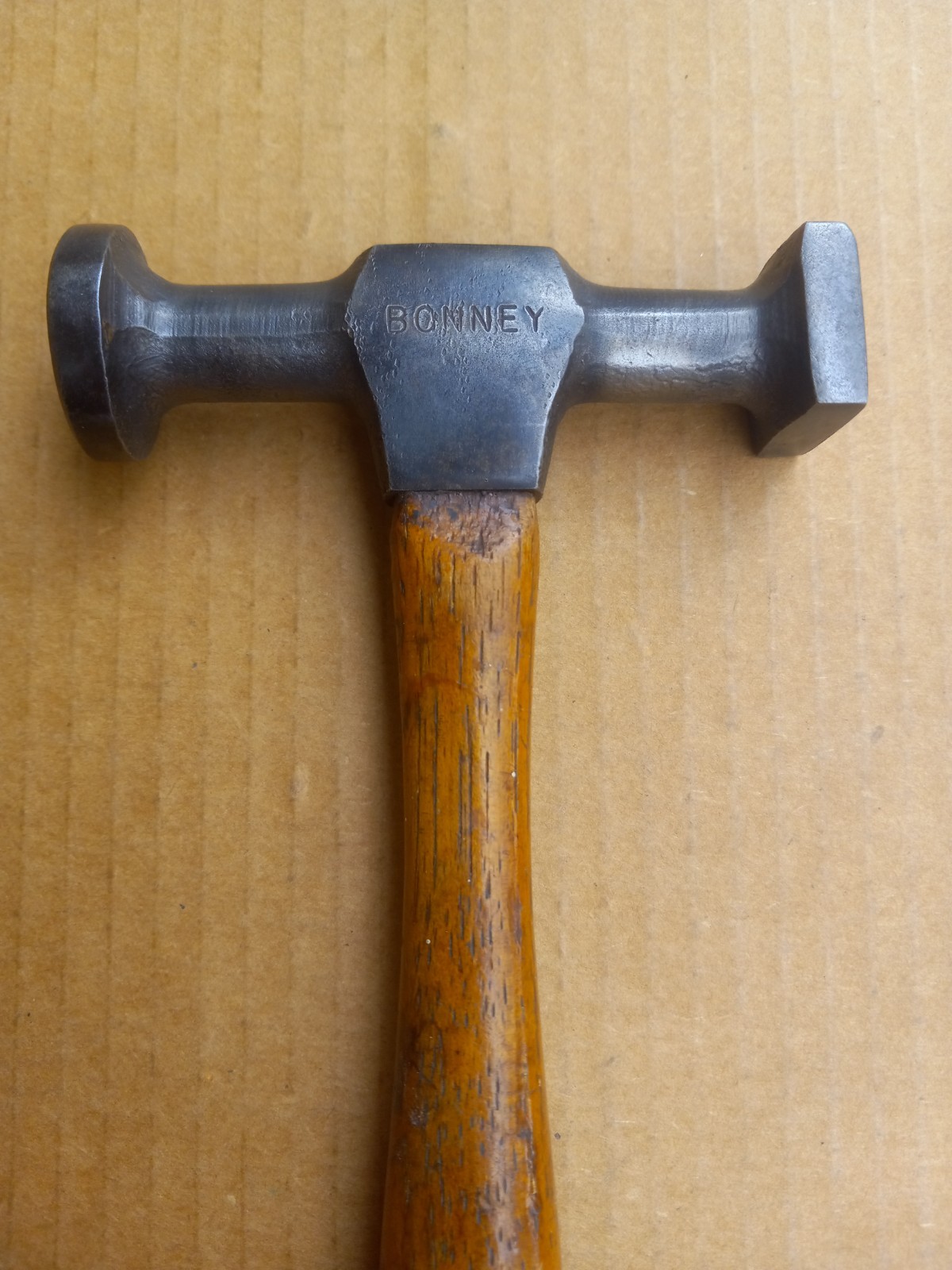 Vintage Bonney autobody hammer 4 Inch Twin Faced Round And Square