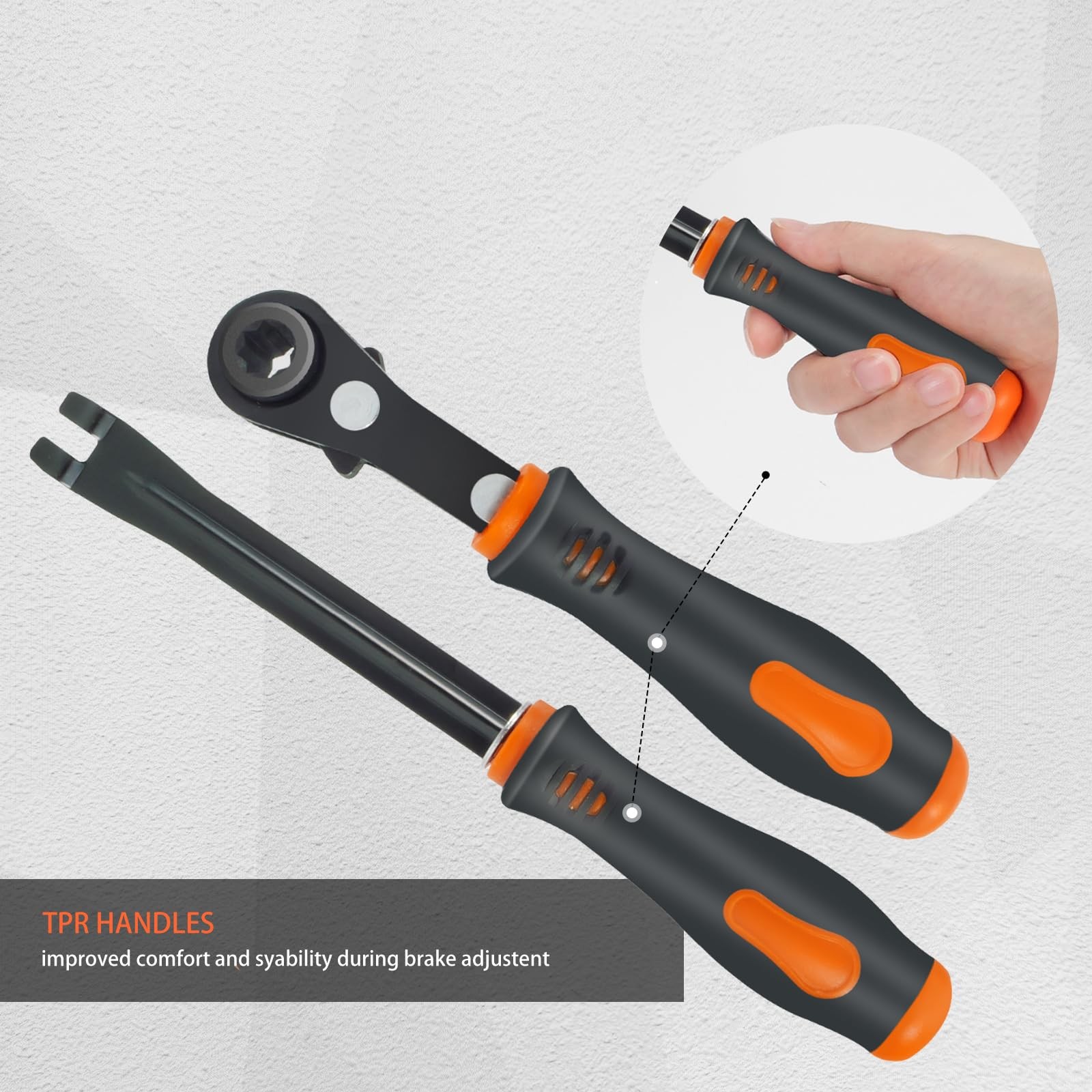 2 PCS Slack Adjuster Tools, 5/16» Ratcheting Wrench Automatic Slack Adjuster