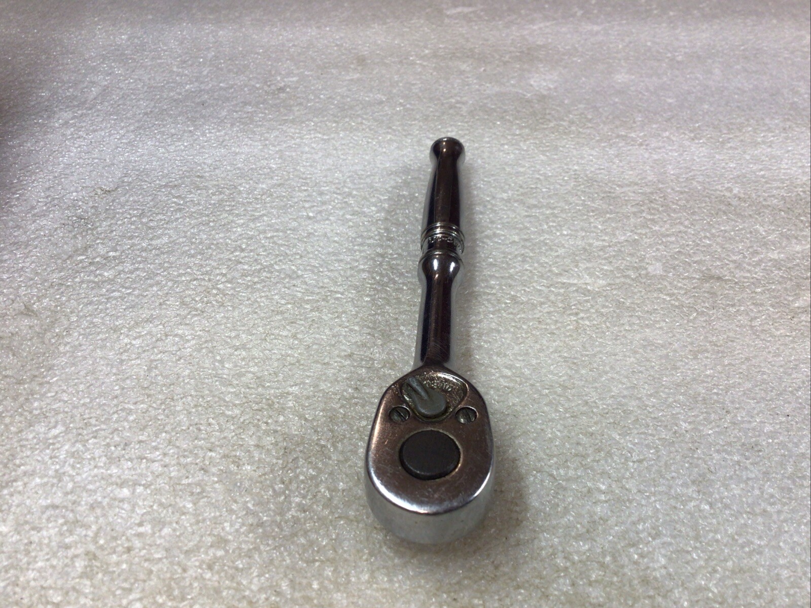 Snap-On#TM70B – 1/4” Dr., Chrome, 4.25” Long, Stubby Ratchet, Rebuilt-USA-NICE-