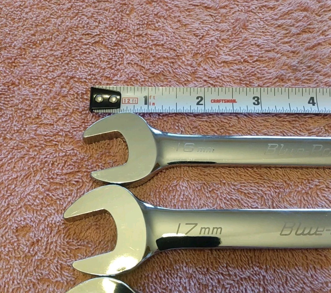 Blue Point By Snap On Tools 16 17 18 And 19 Mm Reversible Combination Wrenches