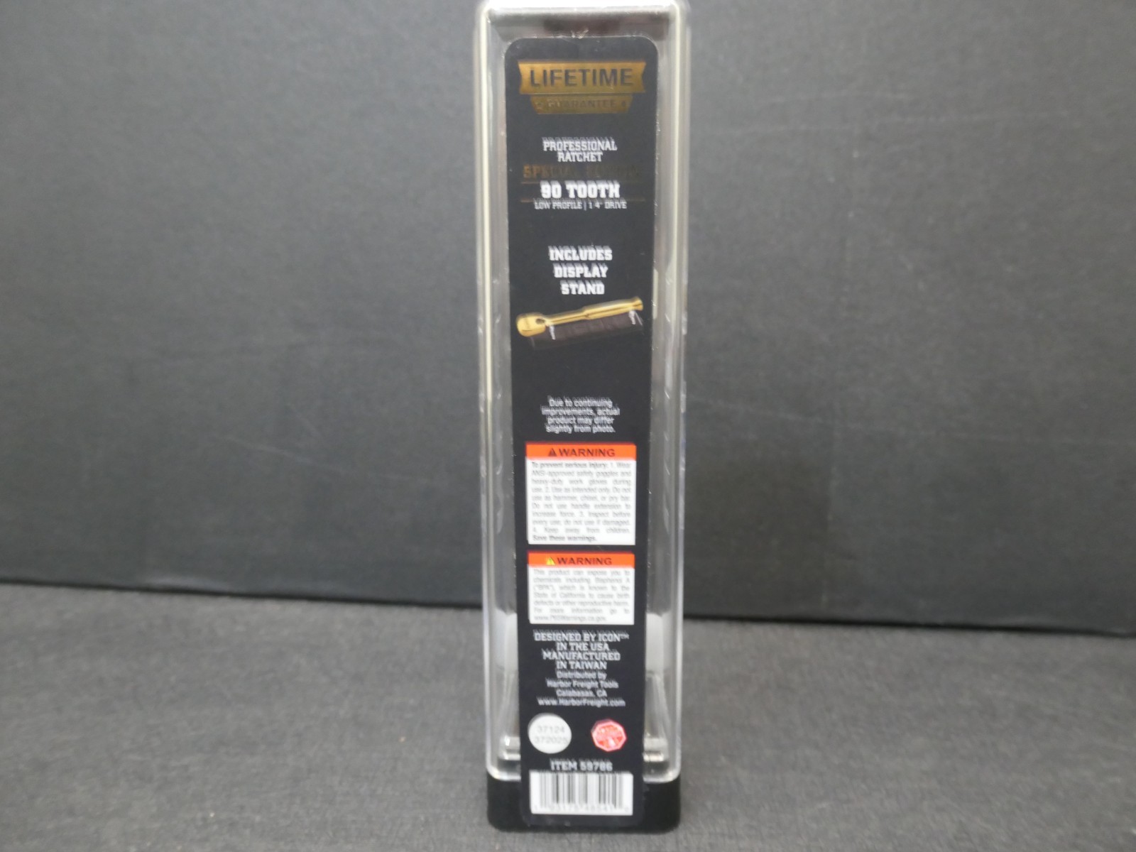 ICON 1/4″ Ratchet 24K Gold Plated Special Edition 57986