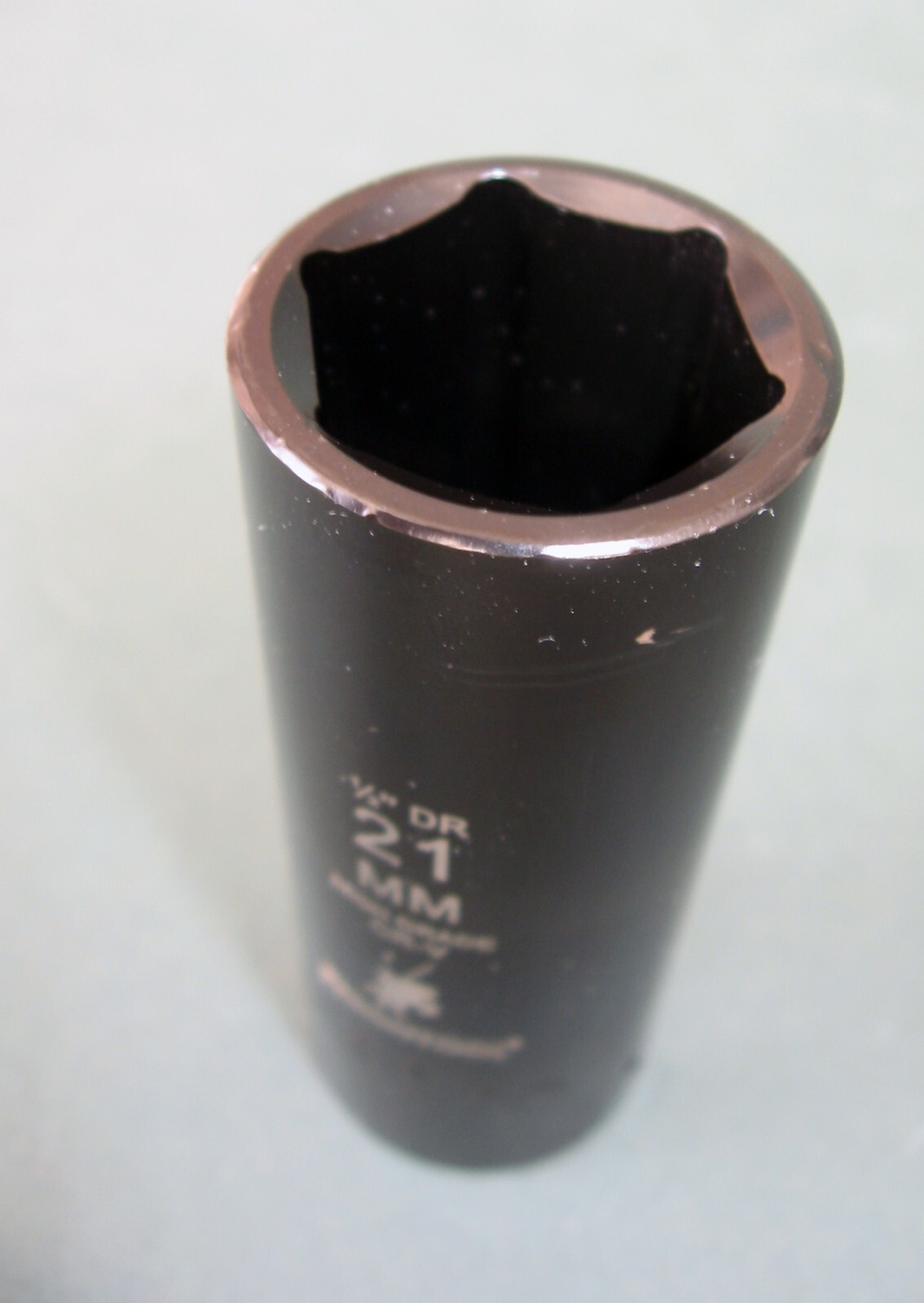 21mm 1/2″ Drive High Grade Deep Impact Socket, Metric Chrome Vanadium Steel 21mm