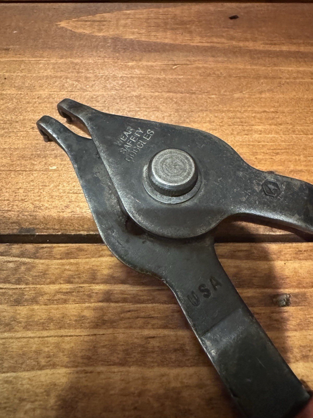 Snap-on Blue Point 6″ PR-349A Internal External Retaining Ring Pliers 90°