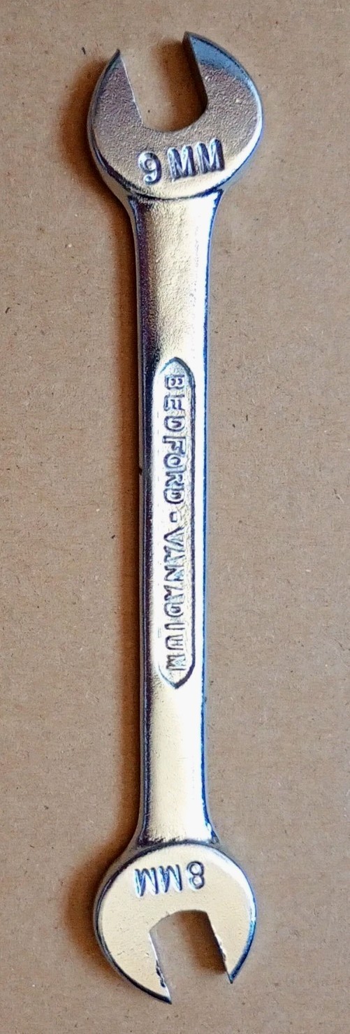 Bedford Vanadium Open Ended Spanners x 8 • Metric Sizes: 6/7mm – 10mm to 22mm
