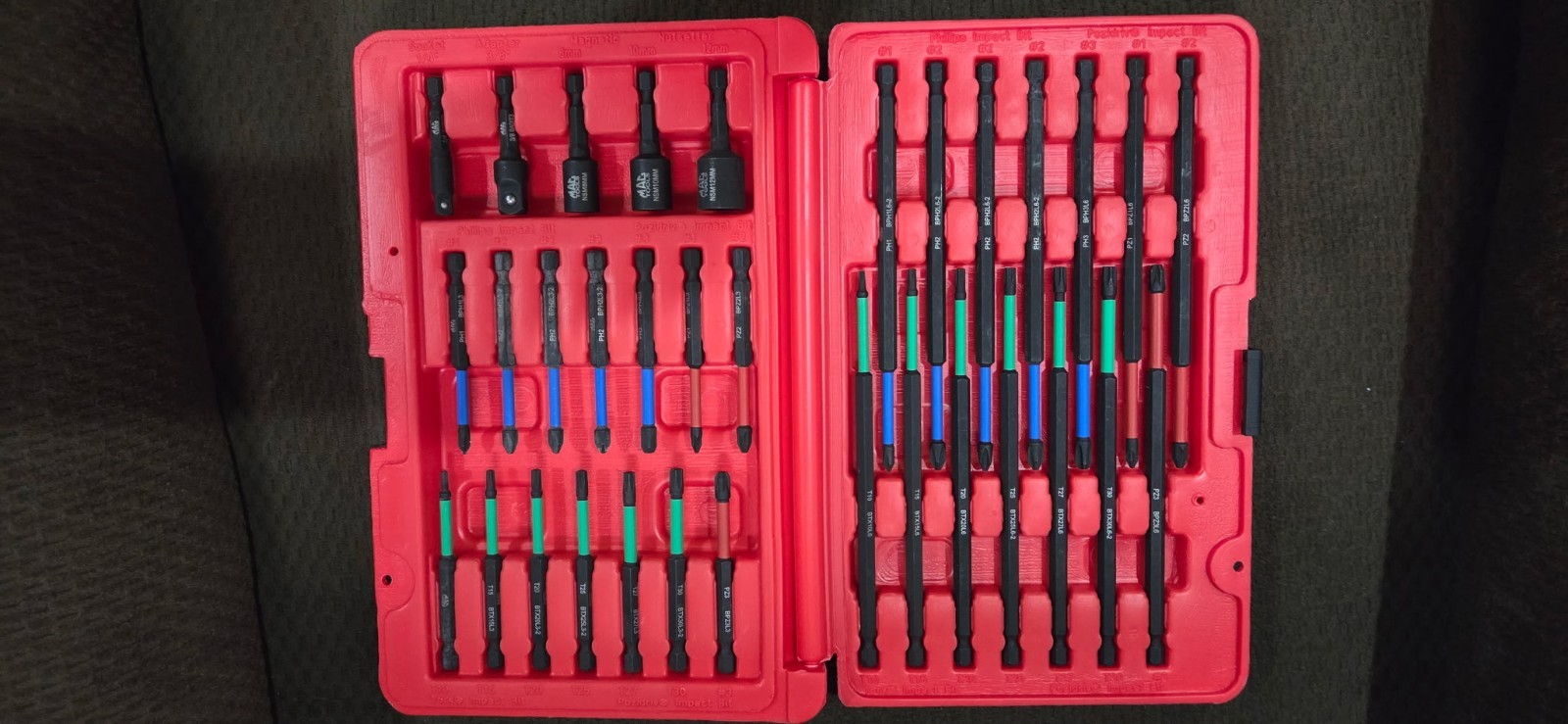 Mac Tools 33-Piece 1/4 Drive Hexagon Power Bit Set SD33KL