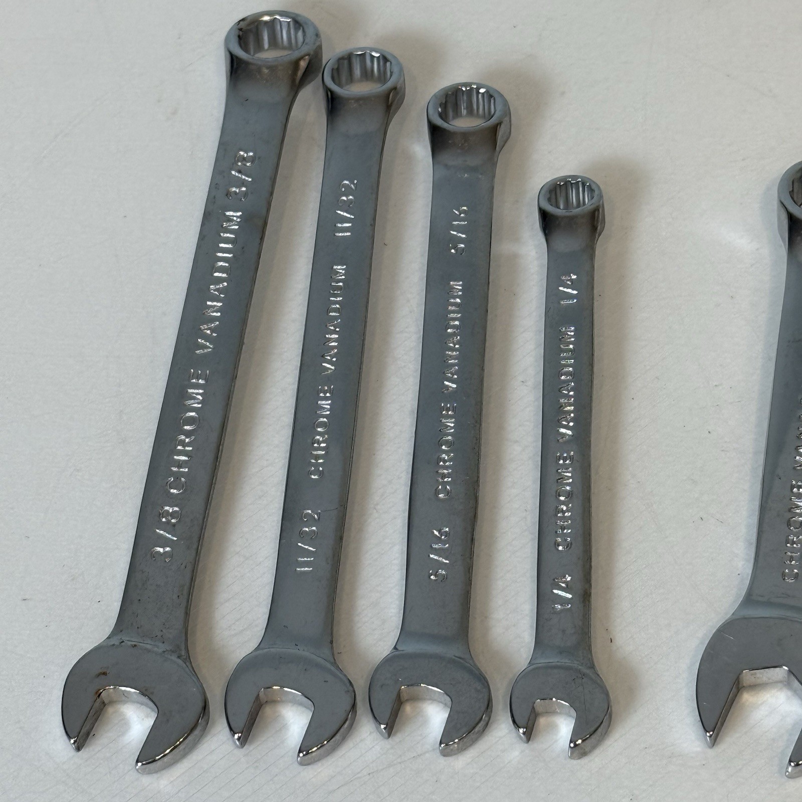 Hyper Tough Wrenches Open Box Combination Mixed Lot Sizes SAE Metric 11 Pieces