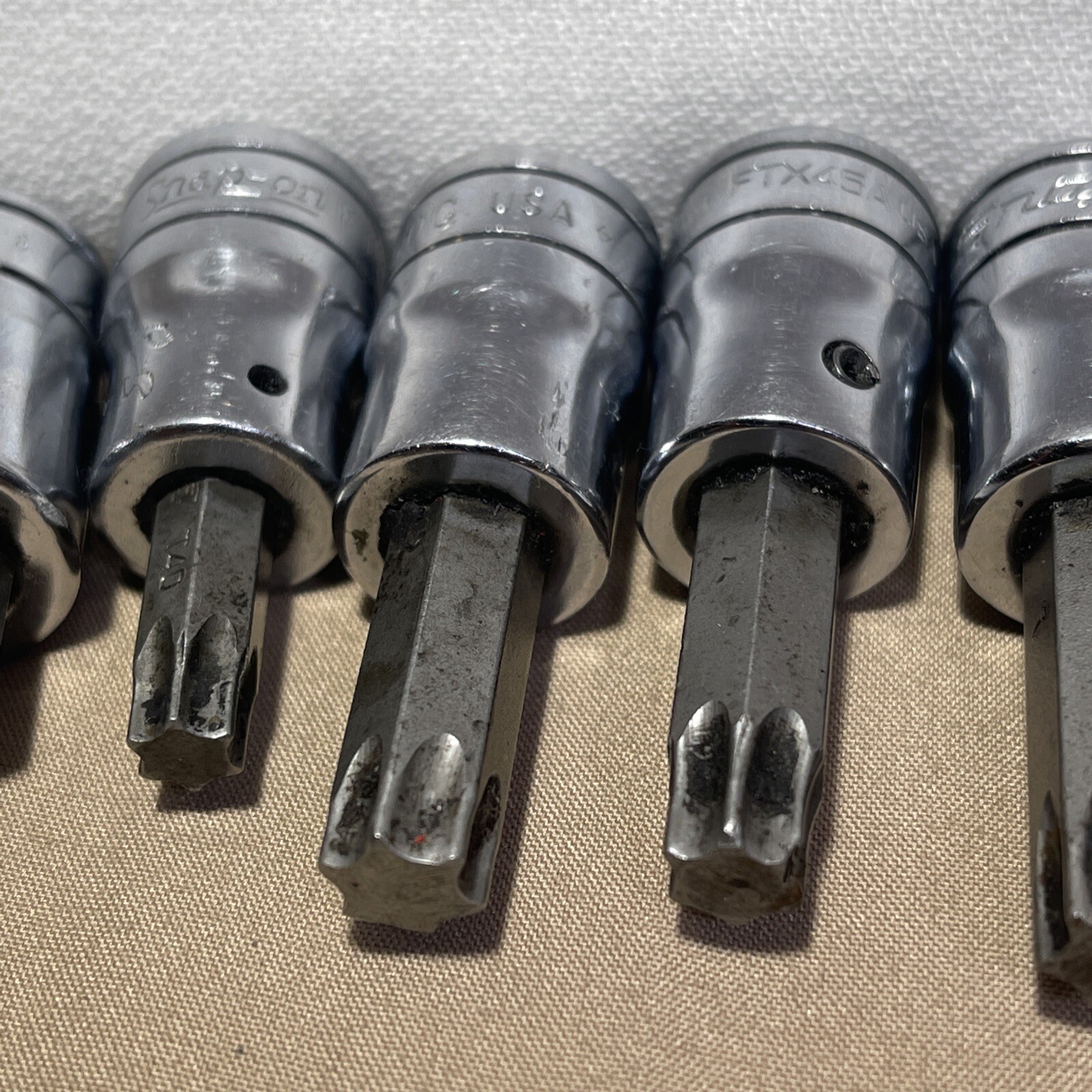 Snap-on Tools USA 3/8″ Drive Torx Sockets LOT/8 Set