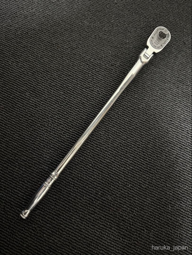 Snap-on TLLF72 1/4″ Drive Extra-Long Handle Flex-Head Ratchet [Used]