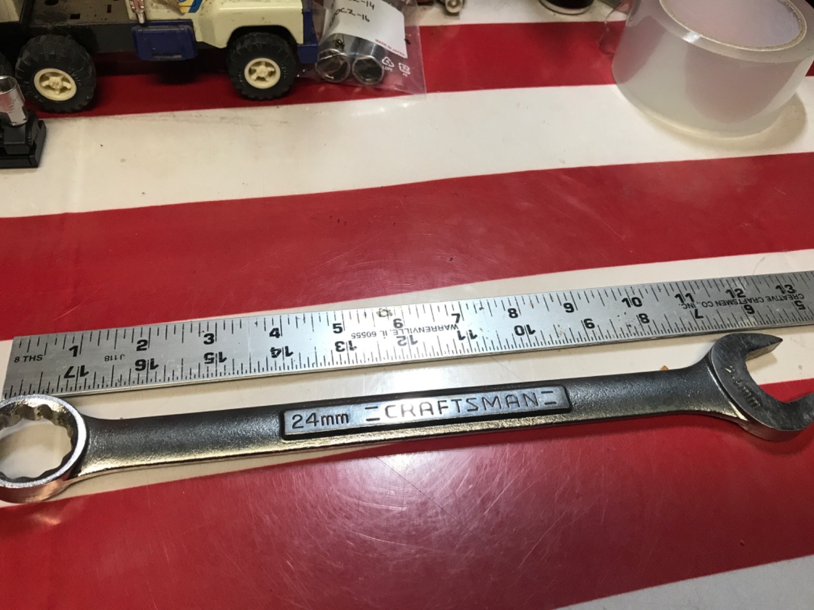 Craftsman tools wrench combination 24mm 42923 “VA” USA 🇺🇸 LLLL